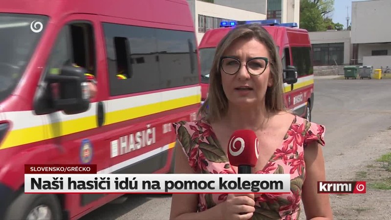 Naši hasiči idú na pomoc kolegom