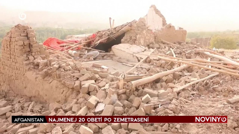 NAJMENEJ 20 OBETÍ PO ZEMETRASENÍ