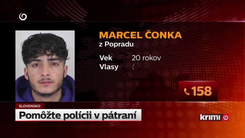 Pomôžte polícii v pátraní