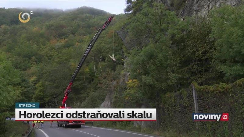 Horolezci odstraňovali skalu