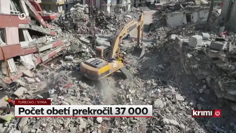 Počet obetí prekročil 37 000