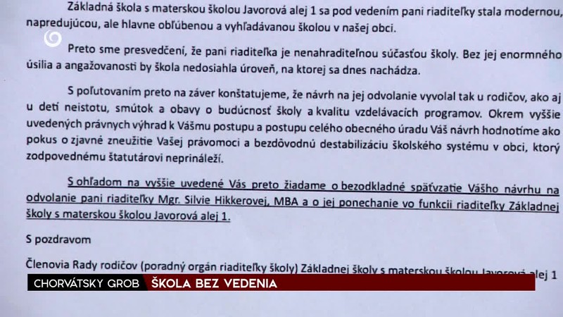 ŠKOLA BEZ VEDENIA