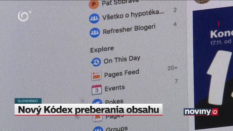 Nový Kódex preberania obsahu