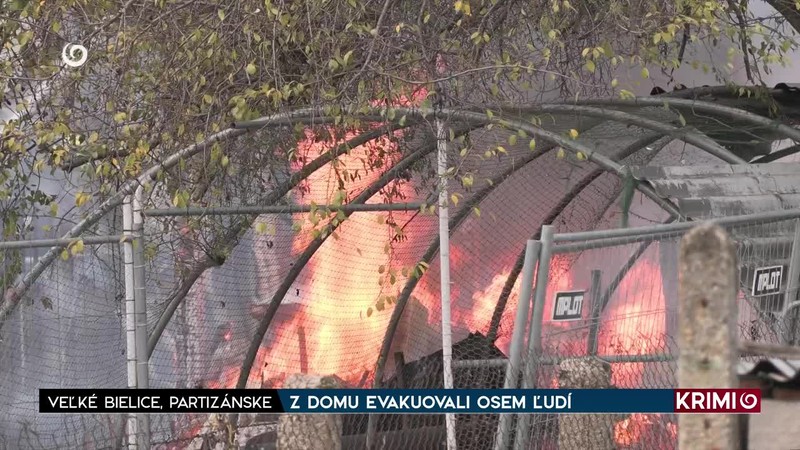 Z DOMU EVAKUOVALI OSEM ĽUDÍ