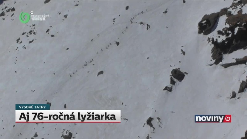 Aj 76-ročná lyžiarka