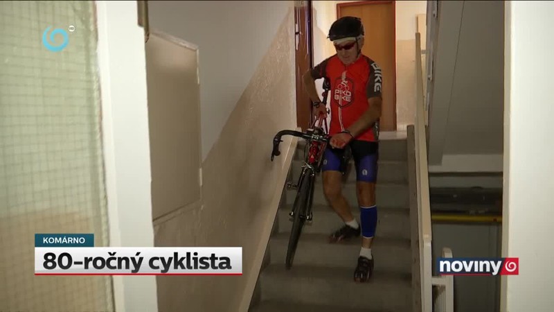 80-ročný cyklista