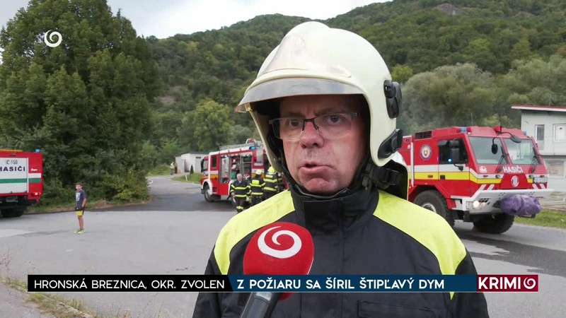Z POŽIARU SA ŠÍRIL ŠTIPĽAVÝ DYM