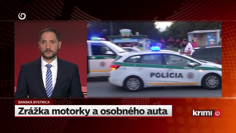 Zrážka motorky a osobného auta
