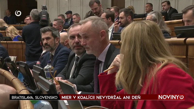 MIER V KOALÍCII NEVYDRŽAL ANI DEŇ