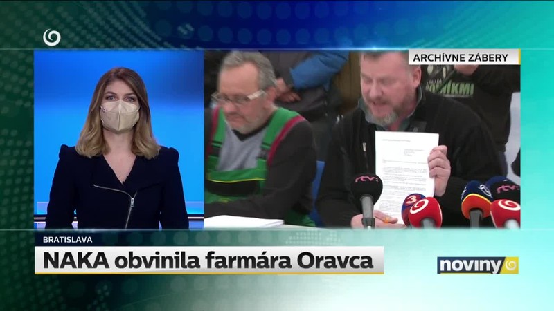 NAKA obvinila farmára Oravca