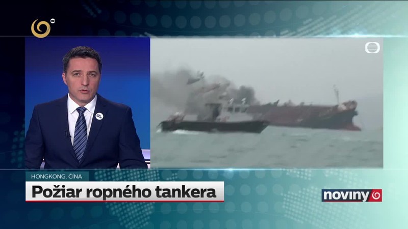 Požiar ropného tankera