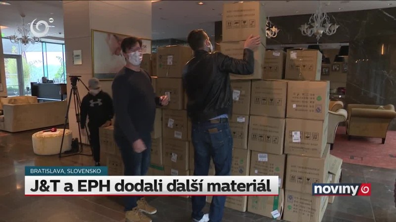 J&T a EPH dodali ďalší materiál