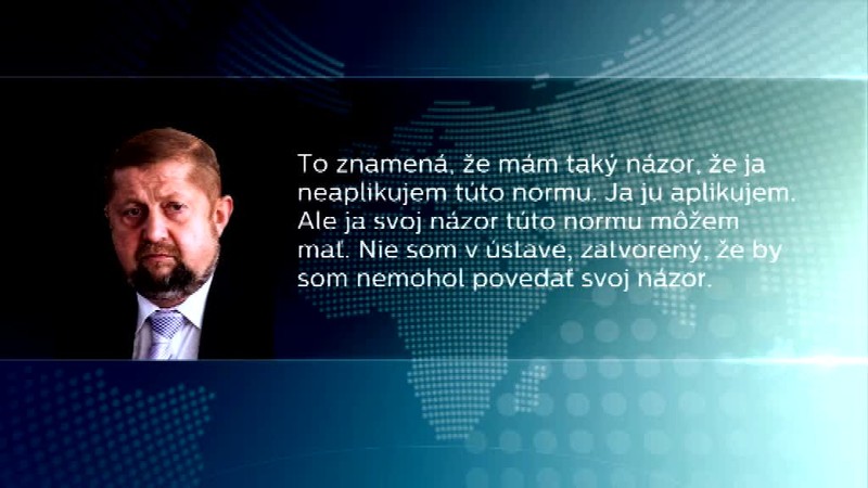 Štefan Harabin prepustil na slobodu extrémistu