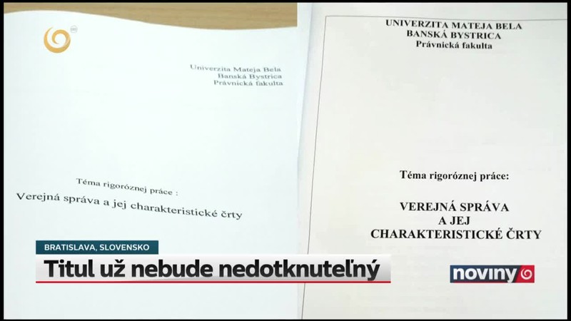Titul už nebude nedotknuteľný