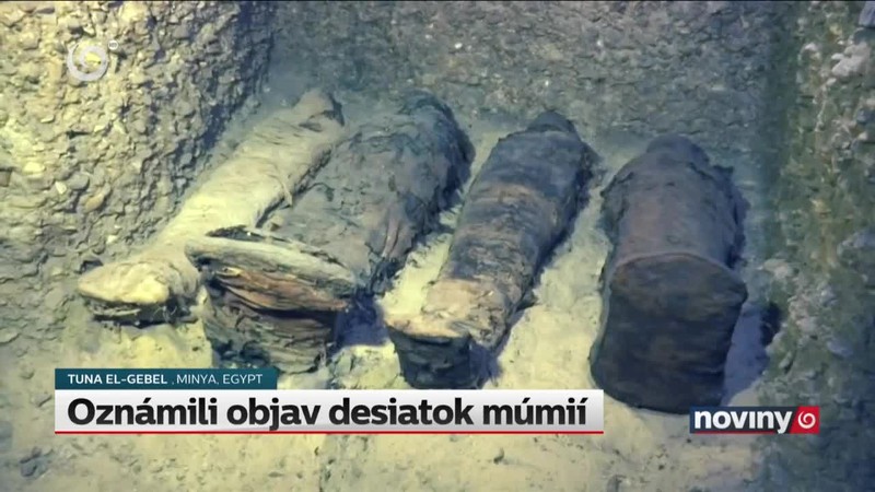 Oznámili objav desiatok múmií