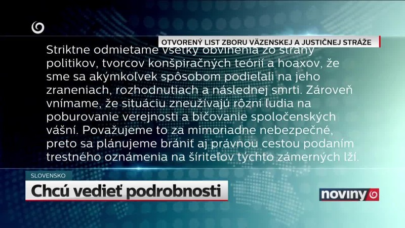 Chcú vedieť podrobnosti