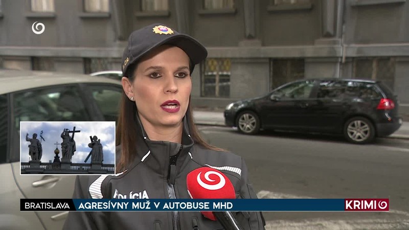 AGRESÍVNY MUŽ V AUTOBUSE MHD