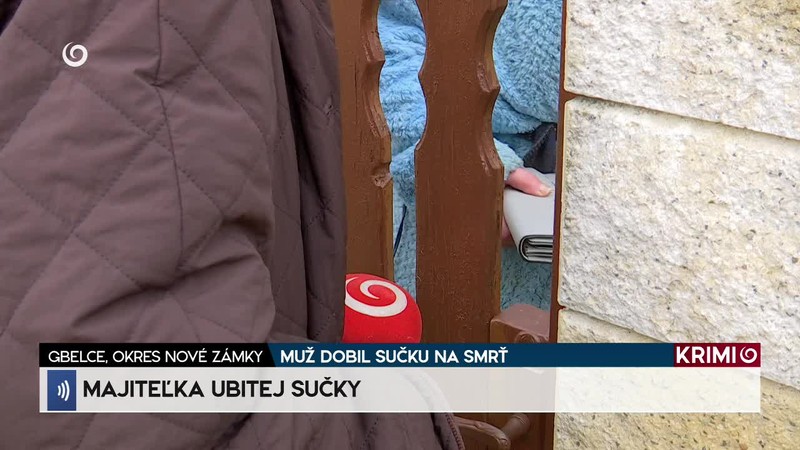 MUŽ DOBIL SUČKU NA SMRŤ