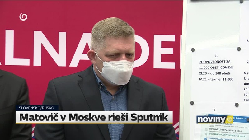 Matovič v Moskve rieši Sputnik