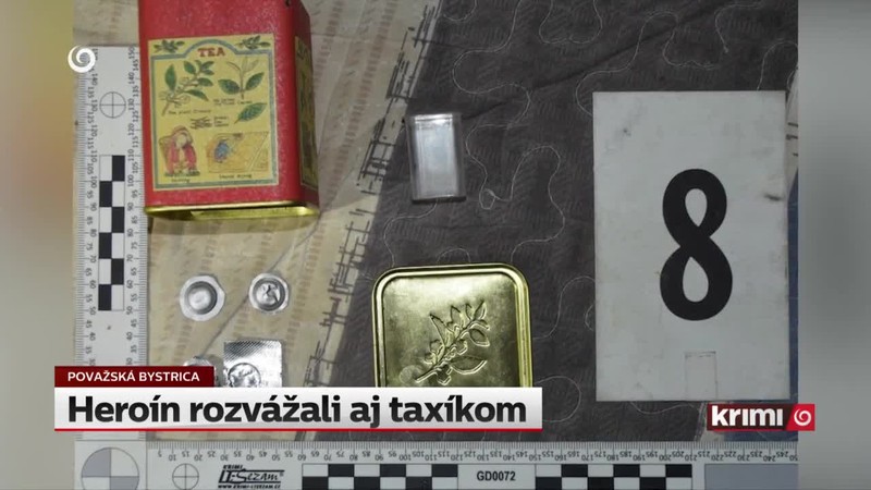 Heroín rozvážali aj taxíkom