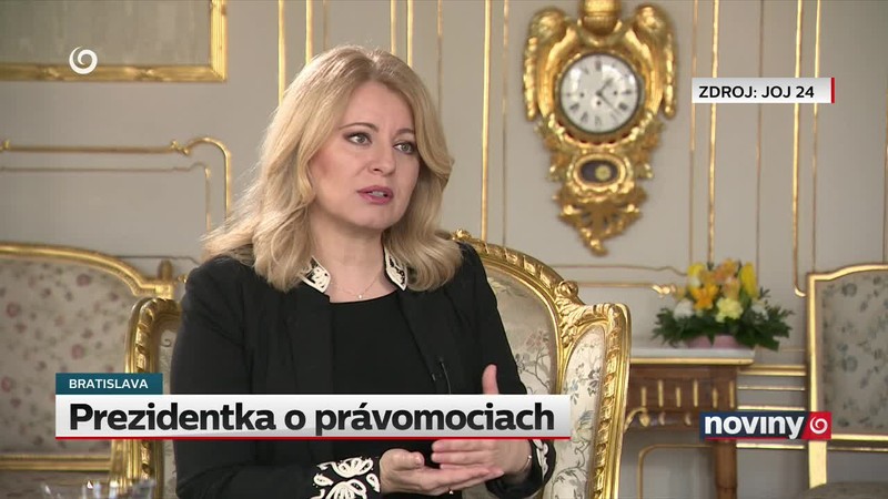Prezidentka o právomociach