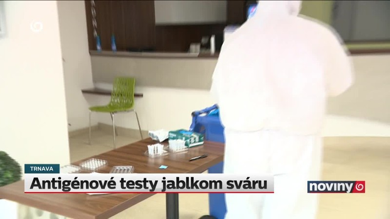 Antigénové testy jablkom sváru