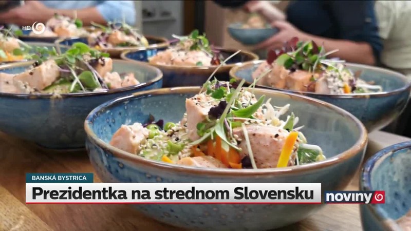 Prezidentka na strednom Slovensku