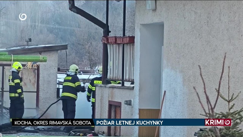 POŽIAR LETNEJ KUCHYNKY