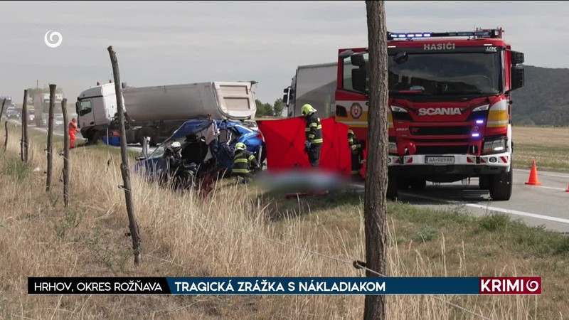 TRAGICKÁ ZRÁŽKA S NÁKLADIAKOM