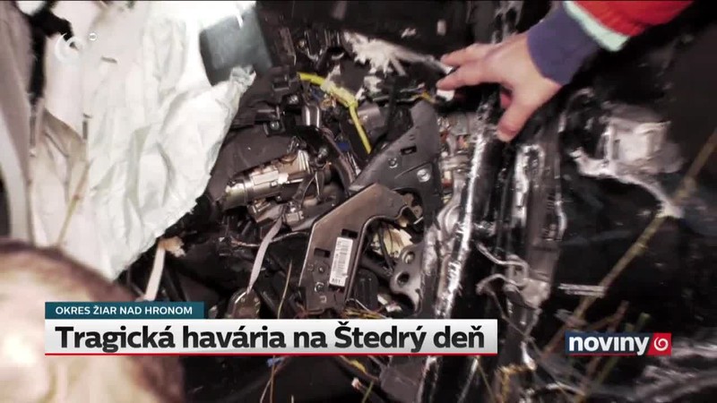 Tragická havária na Štedrý deň