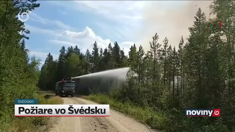 Požiare vo Švédsku