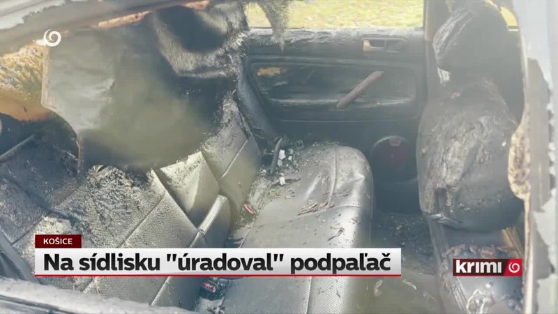 Na sídlisku "úradoval" podpaľač