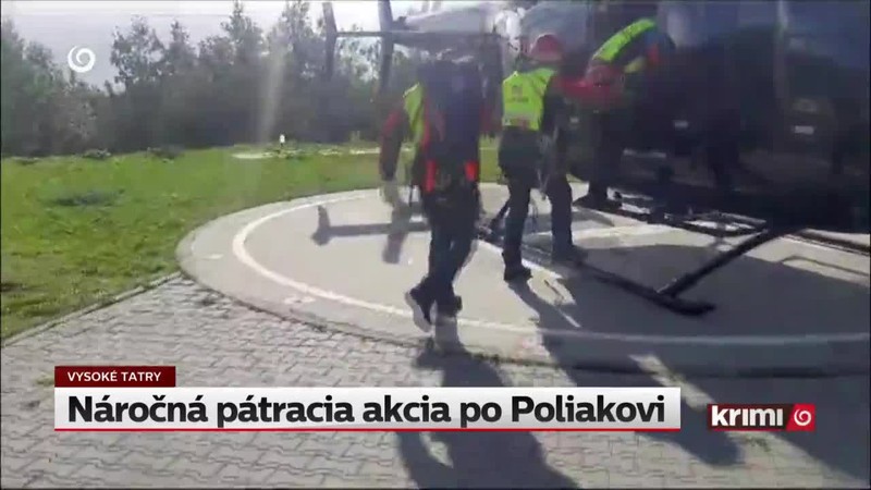 Náročná pátracia akcia po Poliakovi