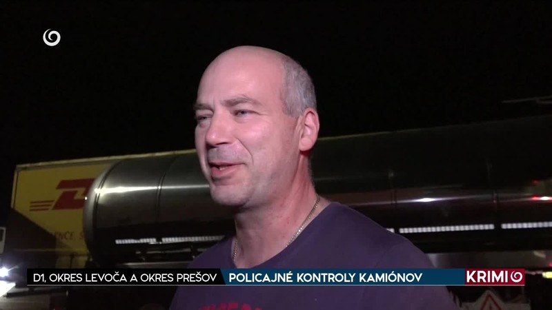 POLICAJNÉ KONTROLY KAMIÓNOV