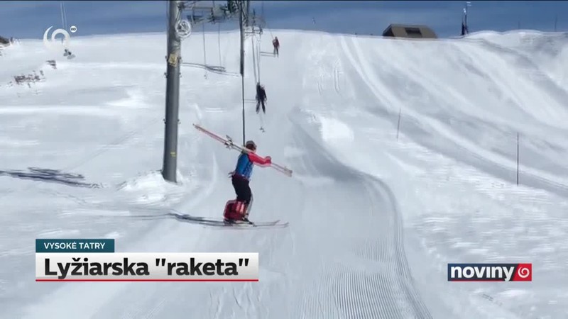 Lyžiarska "raketa"
