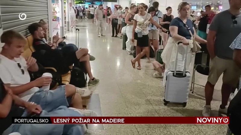 LESNÝ POŽIAR NA MADEIRE