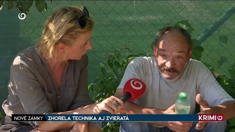 ZHORELA TECHNIKA AJ ZVIERATÁ