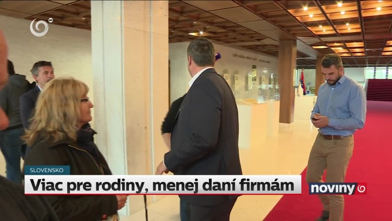 Viac pre rodiny, menej daní firmám
