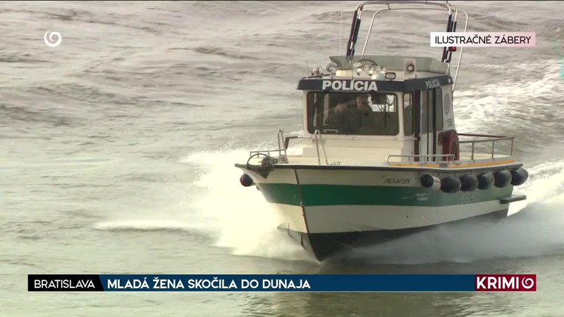 MLADÁ ŽENA SKOČILA DO DUNAJA