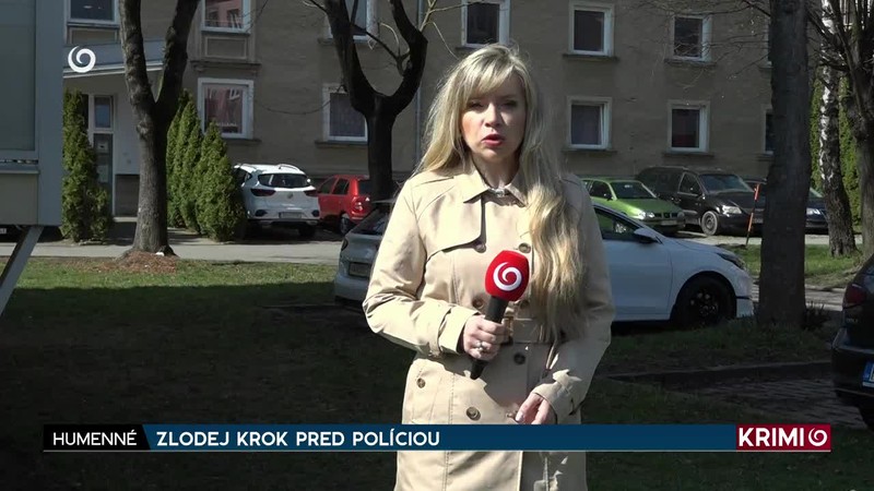 ZLODEJ KROK PRED POLÍCIOU