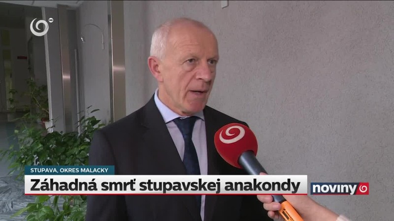 Záhadná smrť stupavskej anakondy