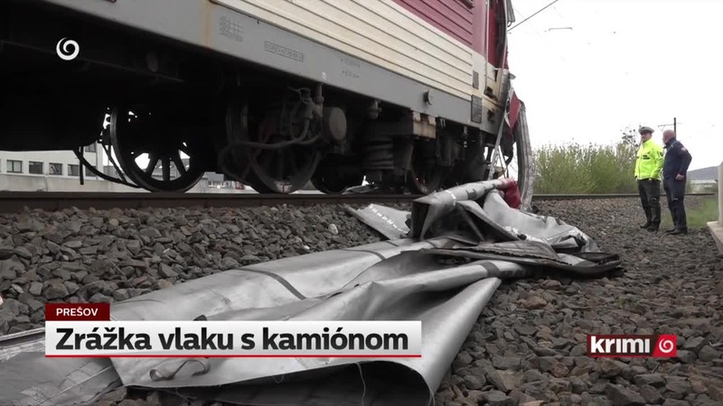 Zrážka vlaku s kamiónom