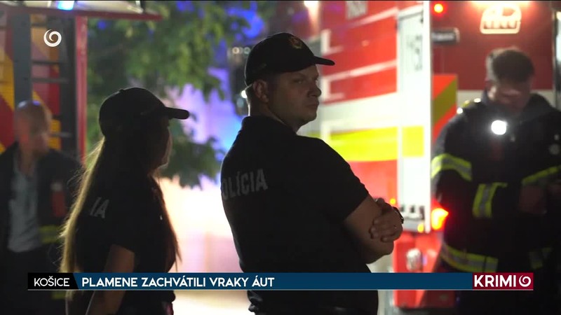 PLAMENE ZACHVÁTILI VRAKY ÁUT