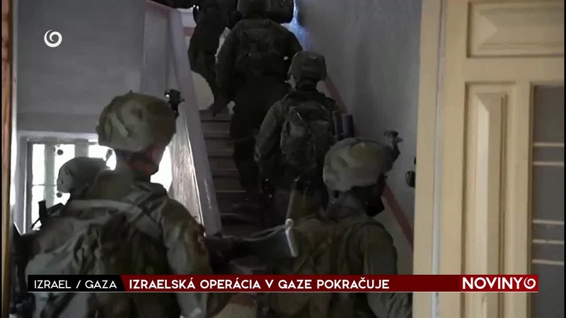 IZRAELSKÁ OPERÁCIA V GAZE POKRAČUJE