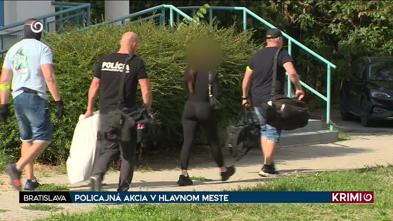 POLICAJNÁ AKCIA V HLAVNOM MESTE