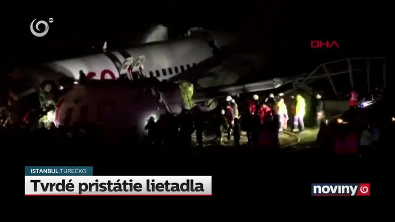 Tvrdé pristátie lietadla