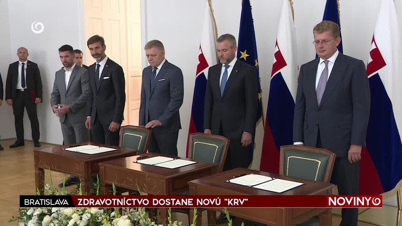 ZDRAVOTNÍCTVO DOSTANE NOVÚ "KRV"