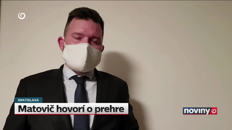 Matovič hovorí o prehre