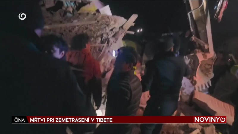 MŔTVI PRI ZEMETRASENÍ V TIBETE