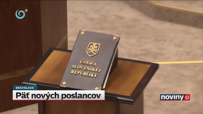 Päť nových poslancov